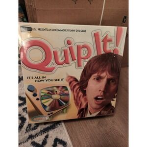 Brand New Quip It! DVD Board Game